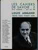 LES CAHIERS DE SAVOIE -  2  -  Louis Armand Tois Fois Vint Ans  Avril-juin 1965   Rare - Alpes - Pays-de-Savoie