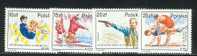 POLAND 1987 MICHEL NO 3118-3121 MNH - Neufs