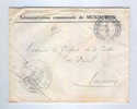 858/16 - Lettre En FRANCHISE  - Entete Et Cachet Administration Communale De MOUSCRON 1929 - Franchise