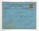 862/16 - Lettre TP Képi MOUSCRON 1934  - Entete Quincaillerie Van Opstal - Decoene - 1931-1934 Képi