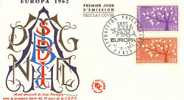 FRANCE 1962 EUROPA CEPT FDC - 1962