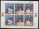 1985  New Zealand Health Semi-Stamps S/s - Princess Diana Royal - Unused Stamps