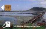 NETHERLANS ANTILLES ST MAARTEEN ST MARTIN PAYSAGE 60U UT SUPERBE - Antille (Olandesi)