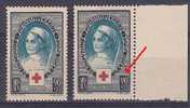 VARIETE N° YVERT 422   CROIX ROUGE NEUFS LUXES VOIR DESCRIPTIF - Unused Stamps