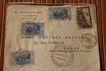 18 JUIN 1940 LETTRE SAINT LOUIS:SENEGAL AFRIQUE OCCIDENTALE COLONIE FRANCAISE DAKAR CACHET CENSURE COMMISSION CONTROLE - Brieven En Documenten