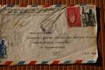 LETTRE >CONGO BRAZZAVILLE COLONIE FRANCAISE >AFRIQUE EQUATORIALE FRANCAISE A.E.F. >TADATE * PARIS CHAMP ELYSEES  P/AVION - Covers & Documents