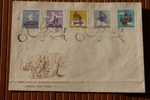 LETTRE LETTER  COVER  WARSZAW 19558- WYSTAWA FILATELISTYCZNA  CACHET COMMEMORATIF POLSKA POLOGNE - Storia Postale