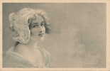 Jolie Carte Fantaisie  Femme, Ayant Voyagé En 1906 - Donne
