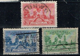 Australie - 1936 - Y&T N° 107 à 109 Oblitérés - Usati