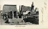 LOUXOR  -  Grand Temple.  - 1901 -  TRES BELLE CARTE PRECURSEUR - - Luxor