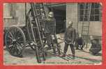 POMPIERS - LA BASE DE LA GRANDE ECHELLE. - Carte écrite - Sapeurs-Pompiers