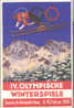 GERMANY - WINTER OLY. GARMISCH-PARTENKIRCHEN - OFFICE ART  POST CARD  AUSTRIAN OLYM.FOND - 1936. - NICE - Winter 1936: Garmisch-Partenkirchen