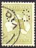 Australia 1913 Kangaroo 1st Watermark 3d Olive Perf Small OS Used - Actual Stamp - Vic - Used Stamps