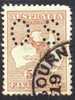 Australia 1913 Kangaroo 1st Watermark 5d Brown Perf Small OS Used - Actual Stamp - Usados