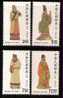 1988 Traditional Chinese Costume Stamps Textile 6-4 - Textil