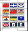 Canada -1979 Canada Day Stamps Sheet  National Flags Ship Flag - Ongebruikt