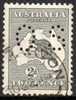 Australia 1915 Kangaroo 3rd Watermark 2d Grey Perf OS CTO - Actual Stamp - Usati