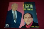 LEO  FERRE °  LES CHANSONS D'ARAGON - Speciale Formaten