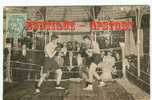 BOXEURS - BOXE - Séance De Boxe Au Régina Palace De Dieppe - Combat - RARE - Dos Scané - Boxing