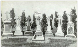 ANDERLECHT-IMPASSE DU VERNIS-FAMACO-MONUMENTS FUNERAIRES-cimetière-mort - Anderlecht