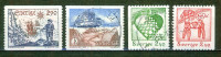 Service Hydrographique - SUEDE - Guide, Navire - Noel, Coeur Tressé, Chèvre En Paille - 1993 - N° 254-319-350-352 - Used Stamps