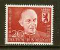 BERLIN 1958 MNH Stamp(s) Otto Suhr 181 #1268 - Nuovi