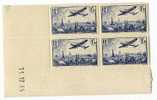 POSTE AERIENNE   Y & T N° 9    -  COINS DATES  11 12 35   -    TRACE DE CHARNIERE DANS LA MARGE - 1930-1939