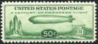 US C18 XF Mint Never Hinged 50c ´Baby Zep´ From 1933 - 1b. 1918-1940 Ongebruikt