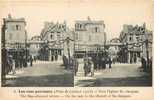 14 LISIEUX  FETES 1905 LES RUES PAVOISEES  VERS L'EGLISE SAINT JACQUES - Lisieux