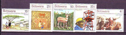 Botswana 1976 Mi.No. 169 - 173 Animals Sitatunga, Marshbuck 5v MNH** 3,80 € - Gibier