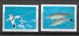 Brazil 1992 Mi.No. 2455 - 2456 Birds Marine Life Dolphin 2v MNH** 3,50 € - Delfine