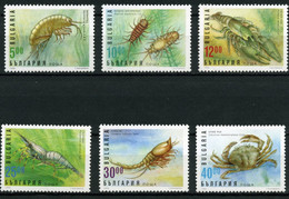 Bulgaria 1996 MiNr. 4238 - 4243 Bulgarien Crustaceans Marine Life 6v MNH** 5,00 € - Crustáceos