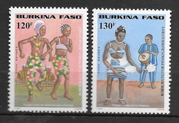 Burkina Faso 2000 MiNr. 1773 - 4 Dance 2v MNH** 13,30 € - Burkina Faso (1984-...)