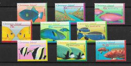 Christmas Island 1995-7 MiNr. 413 - 431  Weihnachtsinsel Fishes 9v MNH** 12.60 € - Christmaseiland