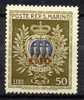 San Marino 1946, Coat Of Arms With Overprint **, MNH - Ongebruikt