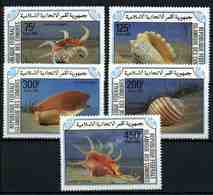 Comoros 1985 MiNr. 746 - 750  Komoren Marine Life Shells 5v MNH** 13,00 € - Coneshells