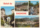 A254 SALUTI DA BAGNONE - MASSA - F.G. - VIAGGIATA QSL - Massa