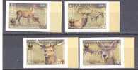 2009.Tajikistan,  WWF,  Bukhar Deer, 4v  IMPERFORATED,  Mint/** - Tadschikistan