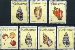 Cuba 1966 Mi.No. 1194 - 1200 Kuba Shells Marine Life 7v 1966 MNH** 7,50 € - Nuovi
