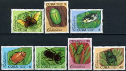 Cuba 1988 Mi.No. 3192 - 3198 Kuba  Bugs  Käfer   Insects  7v  MNH** 5,00 € - Ungebraucht