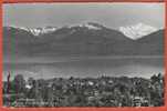 D421 , Morges , Vue Générale Et Le Mont - Blanc ,439 ,  Circulée  1967 Vers Paris - Morges