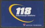 Lithuania CHIP Phonecarte 118 - Lituania