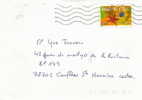 Timbre Seul Sur Lettre De 2004 N°3723 Meilleurs Voeux Avec Oblitération Du 04/01/2005 - Brieven En Documenten