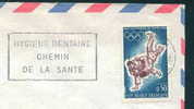 France > Flamme > SPORT JUDO / HYGIENE DENTAIRE CHEMIN DE LA SANTE 1964 Bulgaria Bulgarie Bulgarien 53587 - Judo