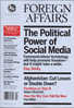 Foreign Affairs 1 January-february 2011 The Political Power Of  Social Media Afghanistan - Unterhaltung