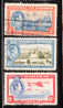 Bahamas 1938-46 KG 3v Used - Bahamas (1973-...)