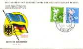 GERMANY 1958 EUROPA CEPT FDC - 1958