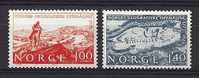 Norway, Year 1973, Mi 674-675, Geographic, MNH ** - Ungebraucht