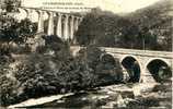 CHAMBORIGAUD (Gard) Le Grand Viaduc Et Le Pont Sur La Route De Bessèges - Chamborigaud