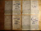 LOT DE 4 FACTURES DE GAZ DE SAINT ETIENNE ILLUSTREES - 1938 - 1944 - Elektriciteit En Gas